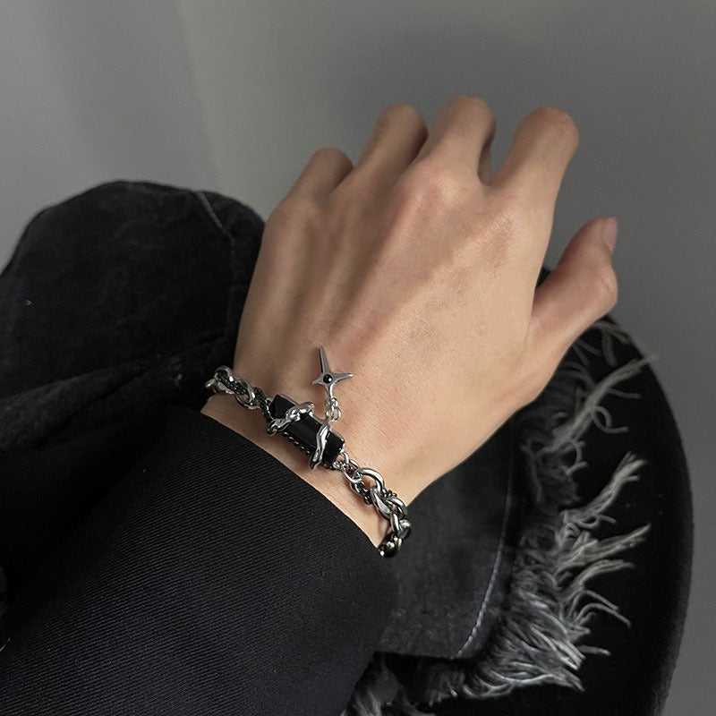 Dapper Design Stone Bracelet
