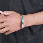 Elegant 925 Silver Kada for Boys – Fashionable & Strong