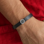 Classic Silver OM Wristband for man
