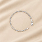 Silver Braided Chain Bracelet for Boys