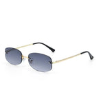 Aero Rimless Edge Shades - Smoke