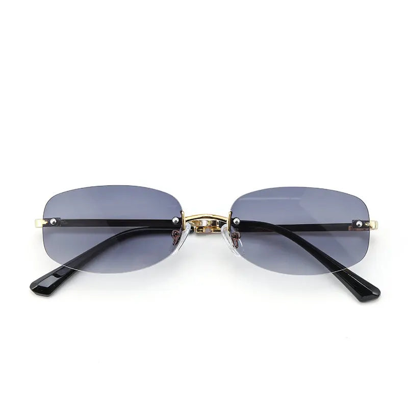 Aero Rimless Edge Shades - Smoke