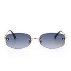 Aero Rimless Edge Shades - Smoke