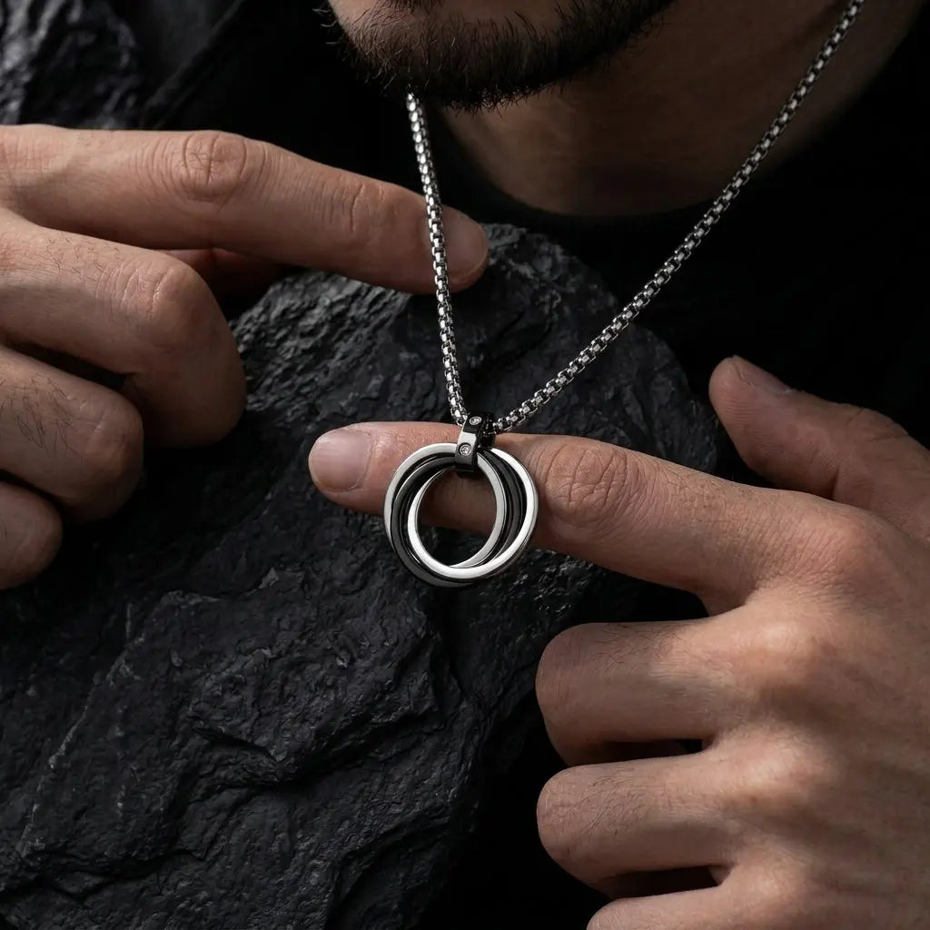Chrome Vanguard Mens Jewellery Combo