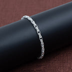 Classic Rope Style Silver Bracelet For Boys