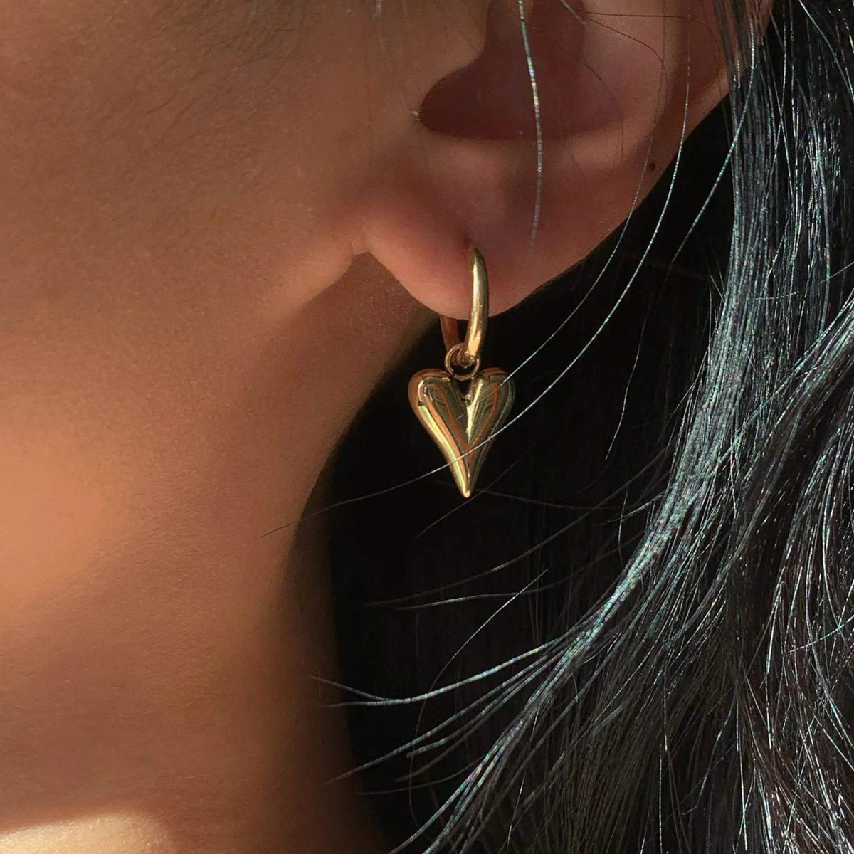 Peach Zone Earrings And Bracelet Set