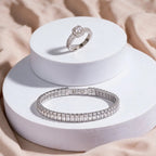 Hazy Hit Ring And Bracelet Set