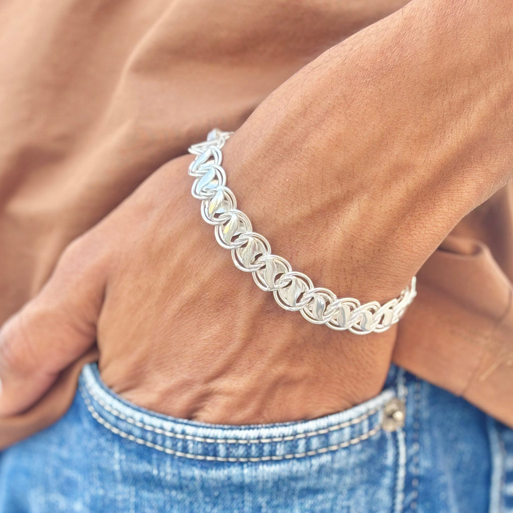 Sterling Silver Boys Bracelet – Stylish, Durable, and Adjustable Jewelry