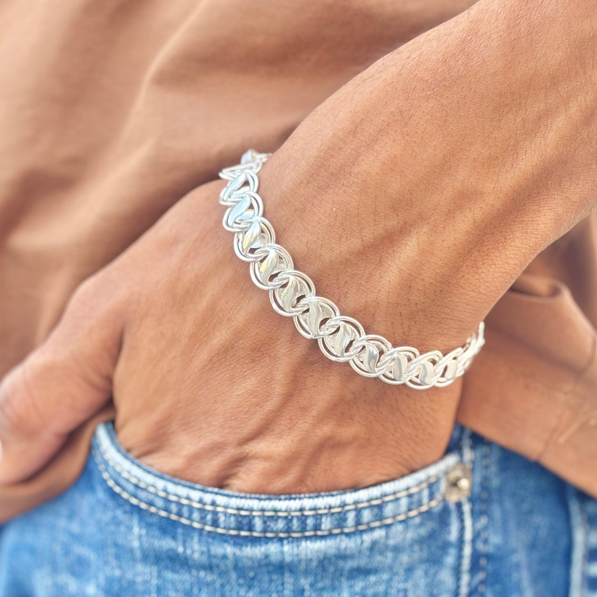 Sterling Silver Boys Bracelet – Stylish, Durable, and Adjustable Jewelry