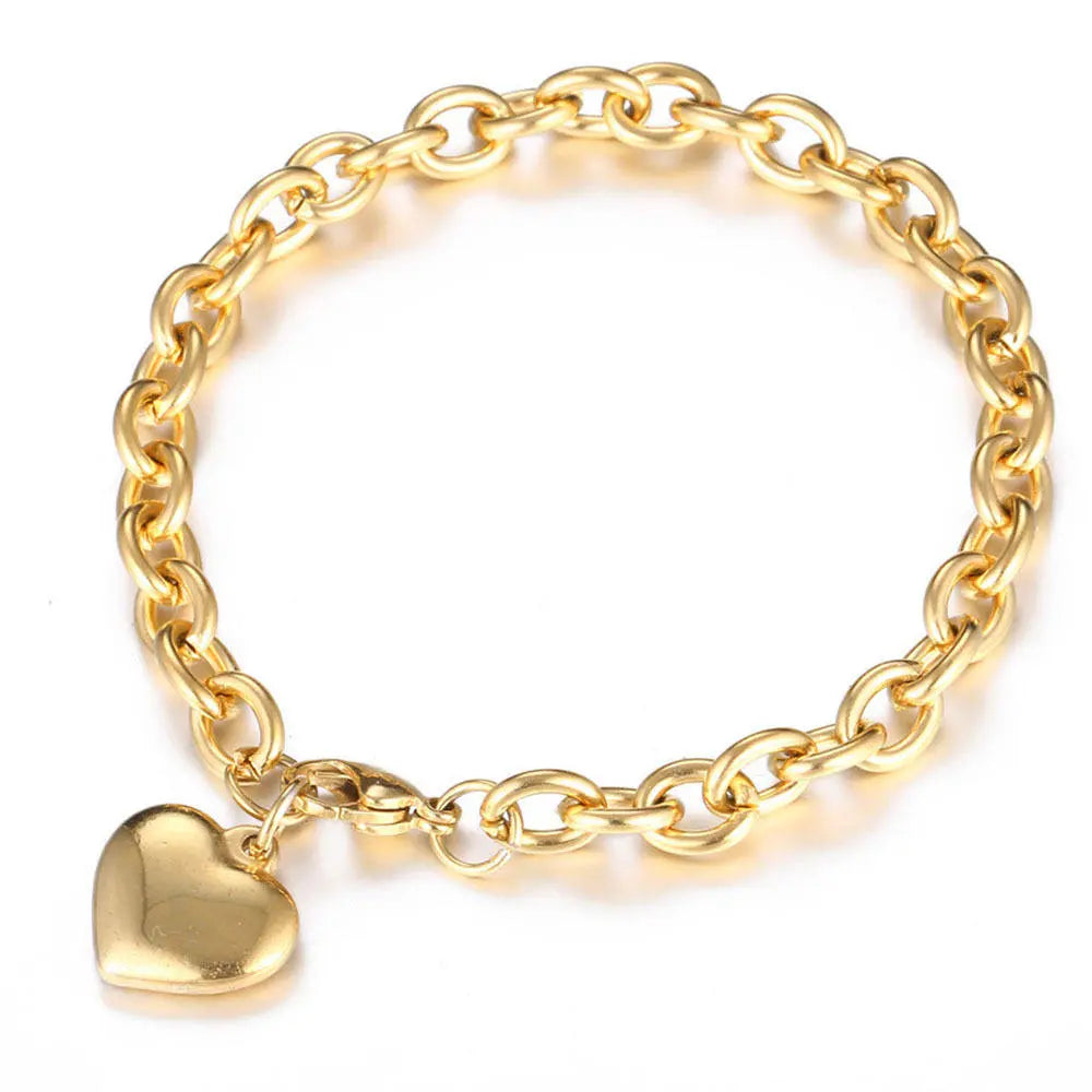 Peach Zone Earrings And Bracelet Set