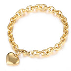 Peach Zone Earrings And Bracelet Set