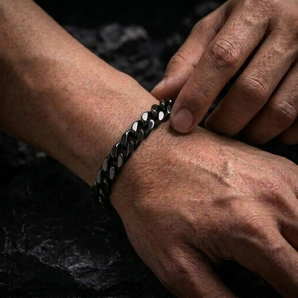 Night Alpha Bracelet & Chain Combo