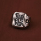 Time As Style Watch Ring - Silver