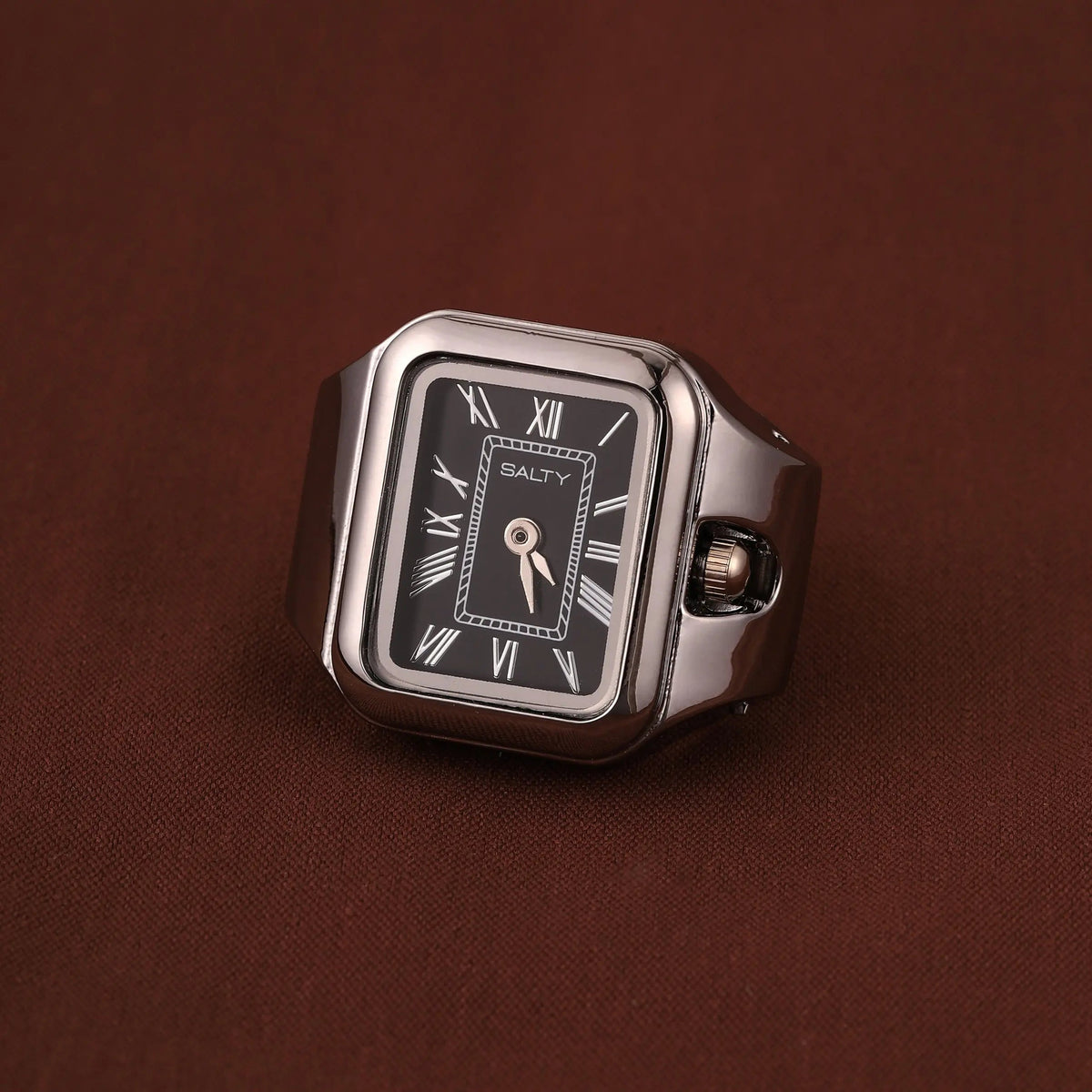 Time As Style Watch Ring - Silver