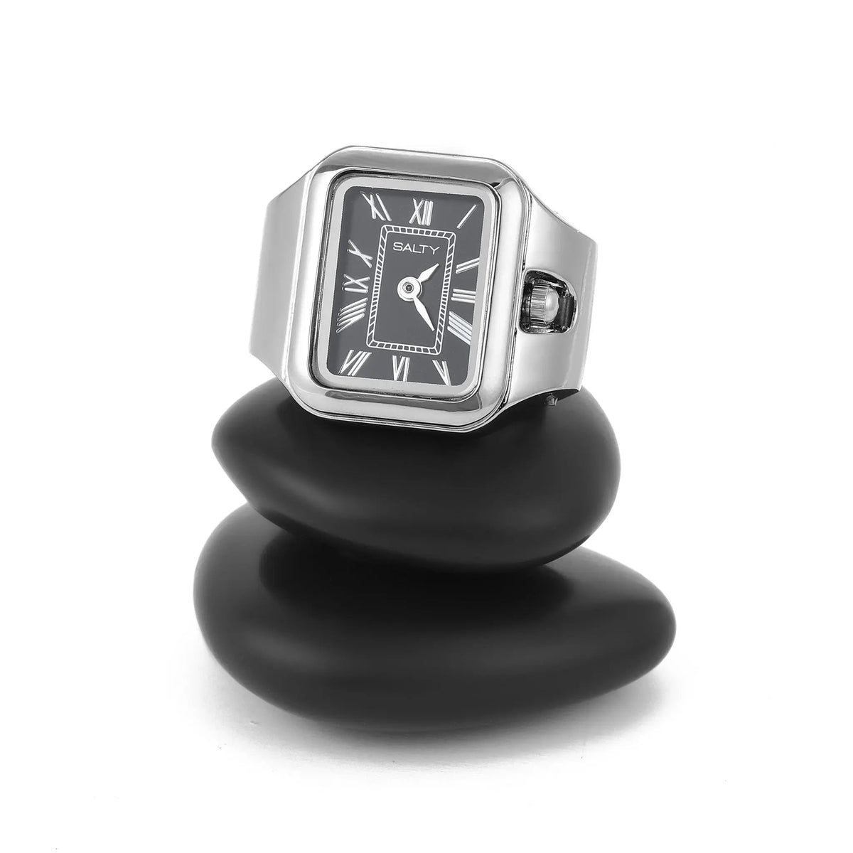 Time As Style Watch Ring - Silver