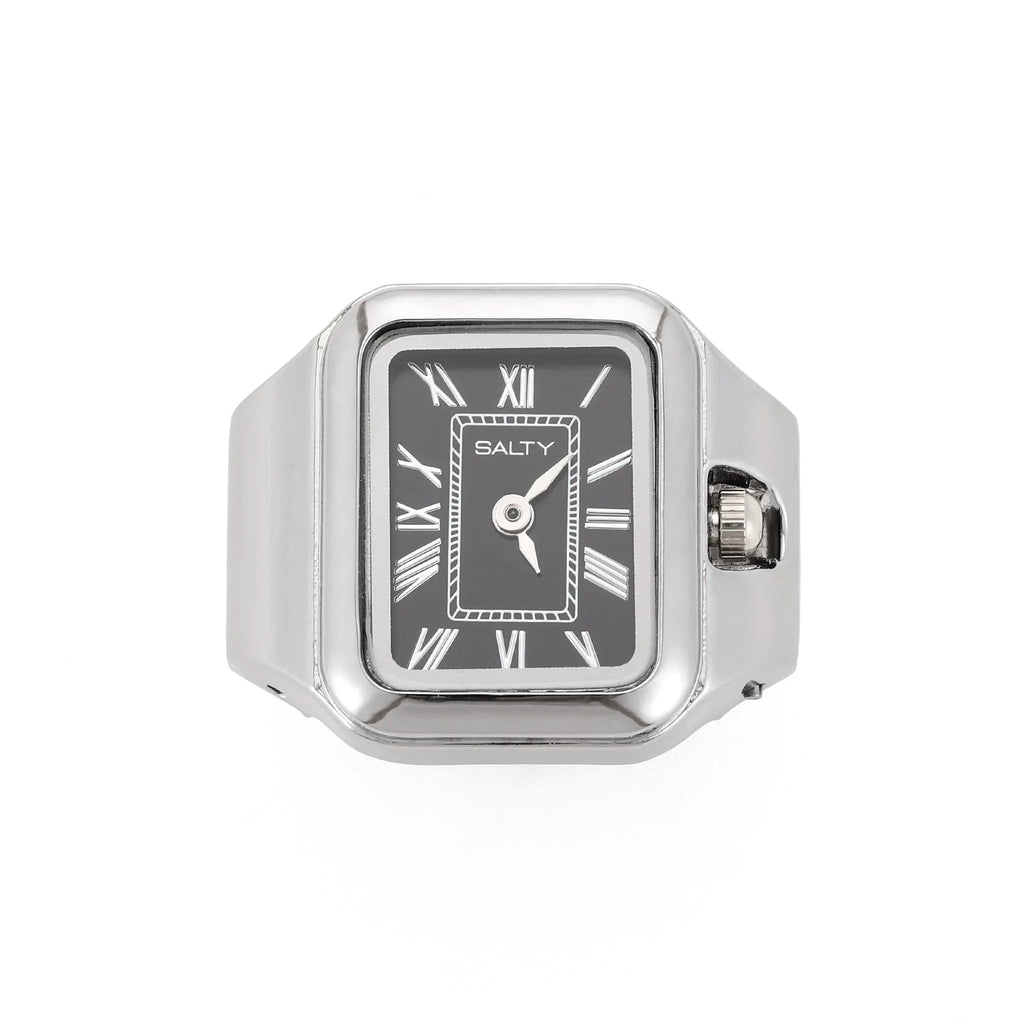 Time As Style Watch Ring - Silver