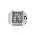 Time As Style Watch Ring - Silver