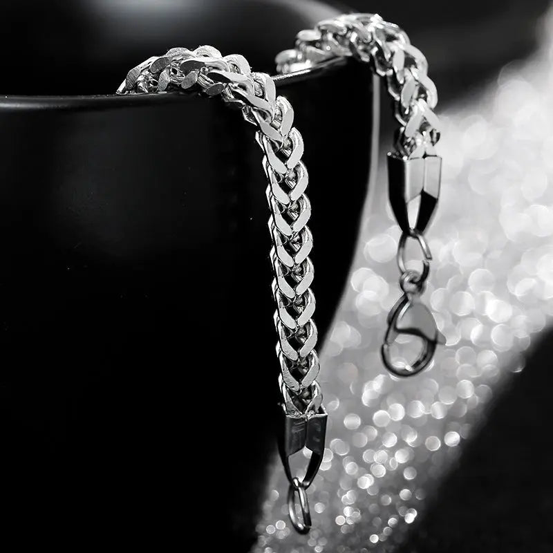 Nonchalant Silver Bracelet