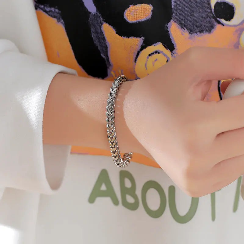 Nonchalant Silver Bracelet