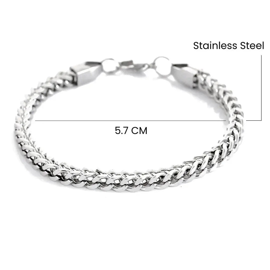 Nonchalant Silver Bracelet