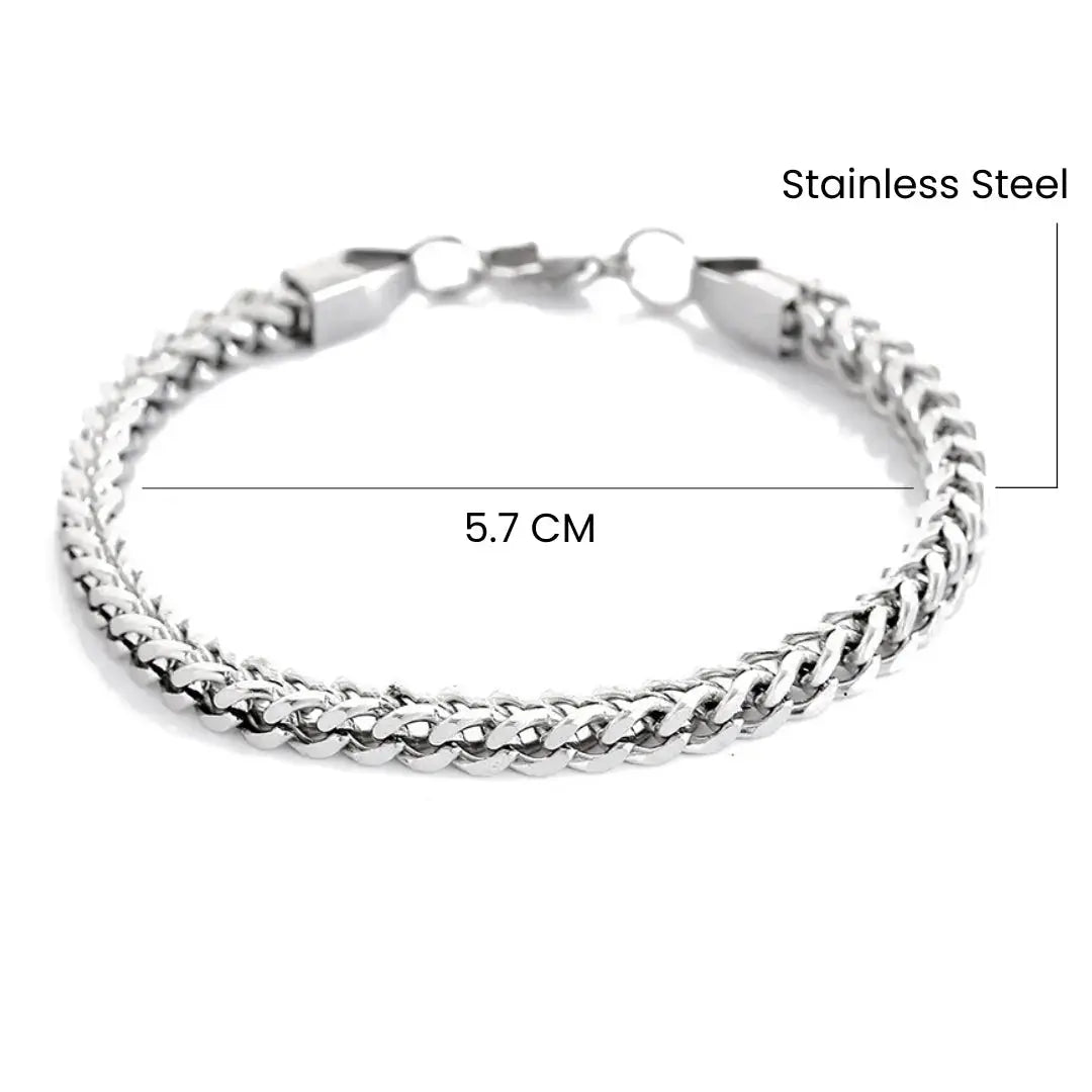 Nonchalant Silver Bracelet