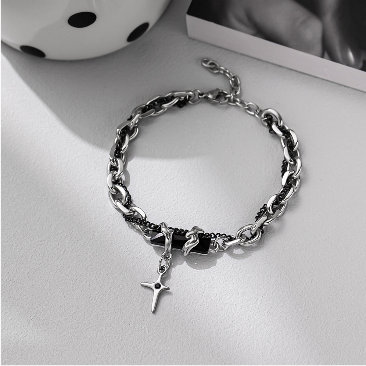 Dapper Design Stone Bracelet