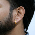 Ridge Unique Line Design Silver Bali for Men And Boys