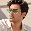 Classic Slim Edge Shades - Green