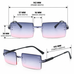 AeroBlock Square Shades - Purple