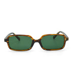 Tortoise Luxe Square Shades – Green