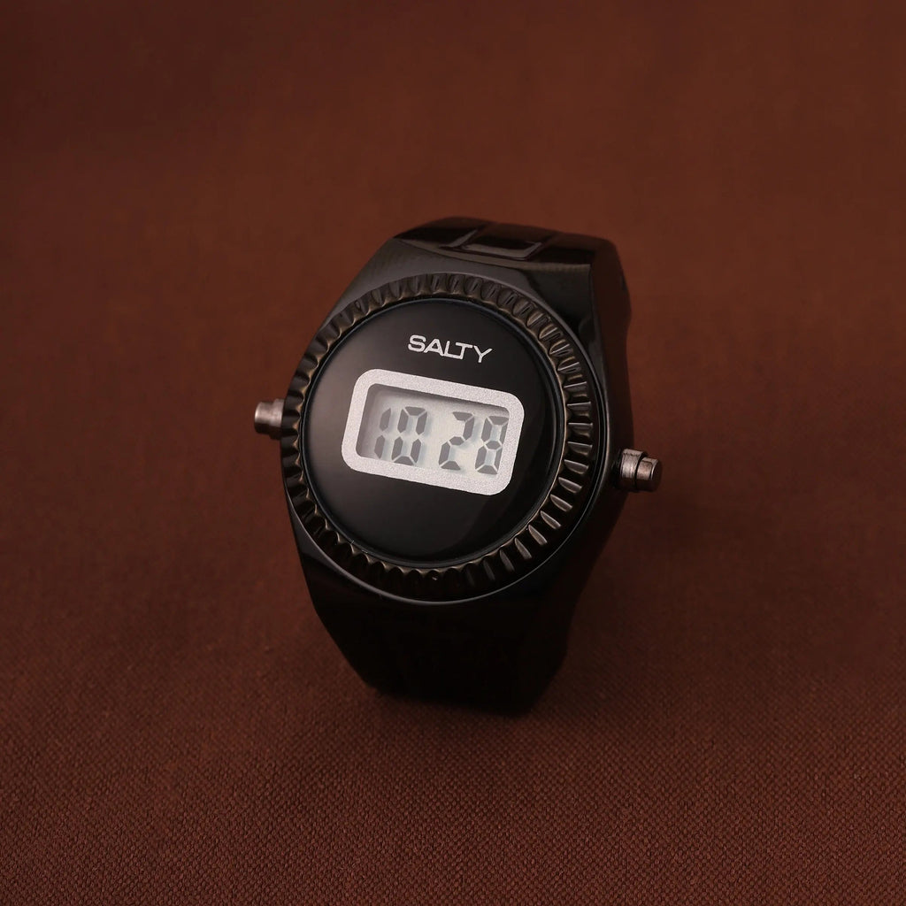 TimeLoop Watch Ring - Black