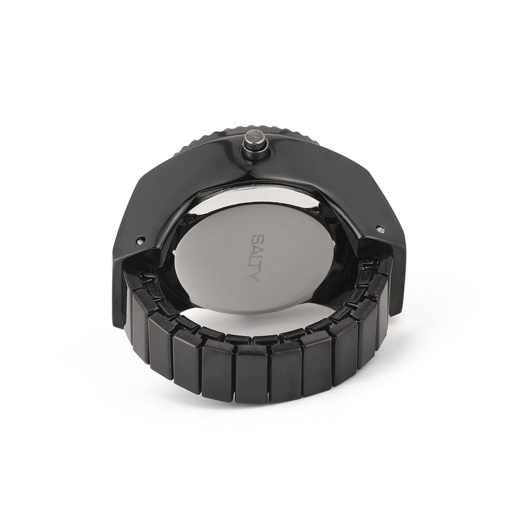 TimeLoop Watch Ring - Black