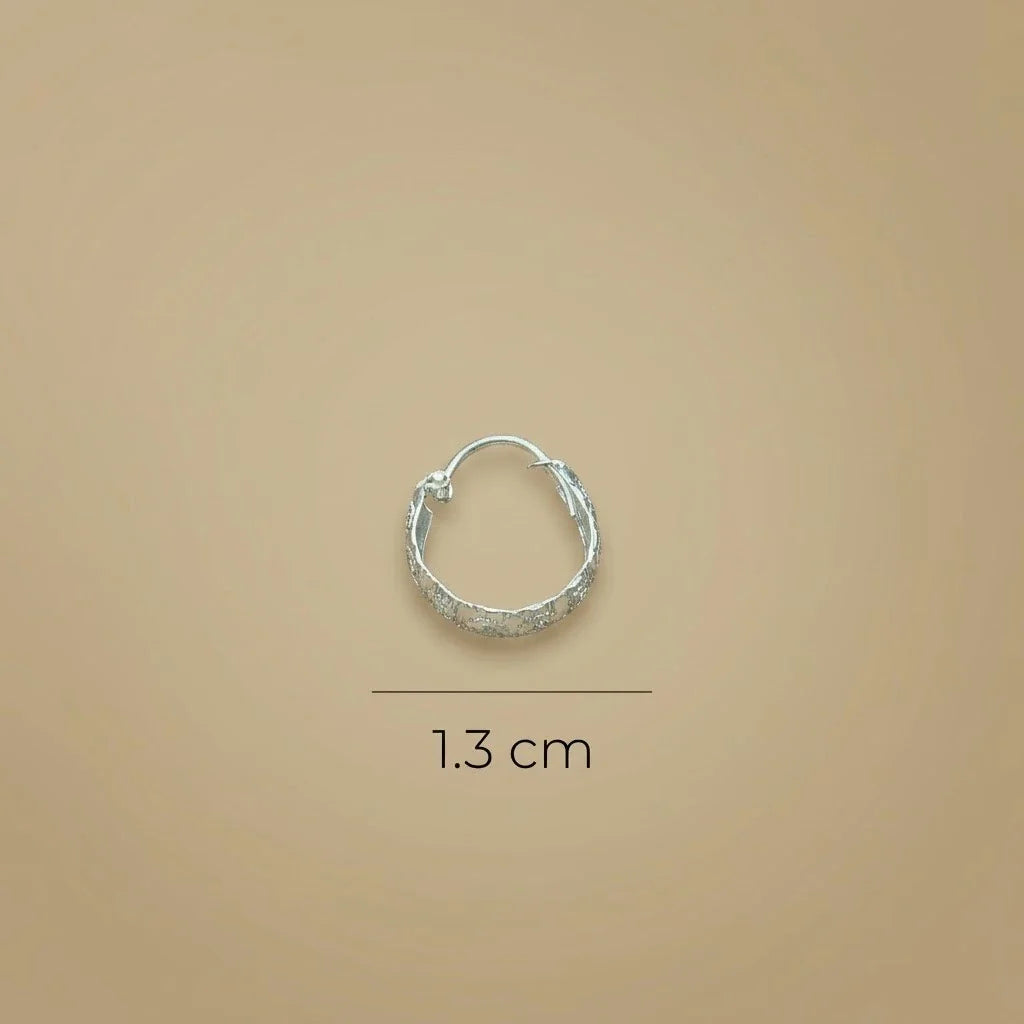 Traditional Engraved Silver Bali for Men Classic