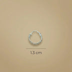Traditional Engraved Silver Bali for Men Classic