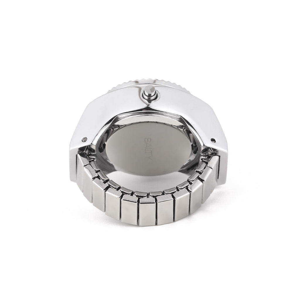 TimeLoop Watch Ring- Silver