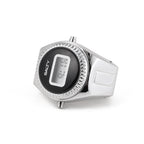 TimeLoop Watch Ring- Silver